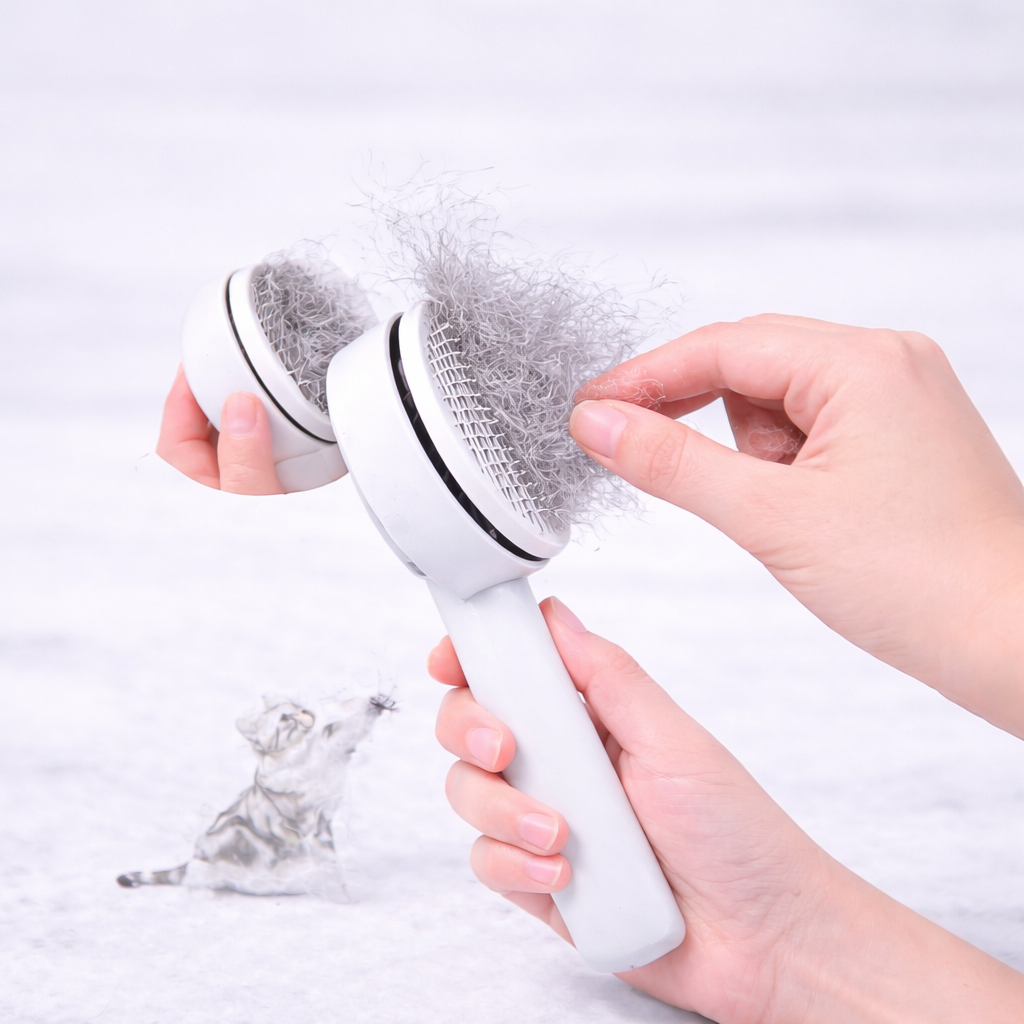 Brosse anti-poils  chien et chat